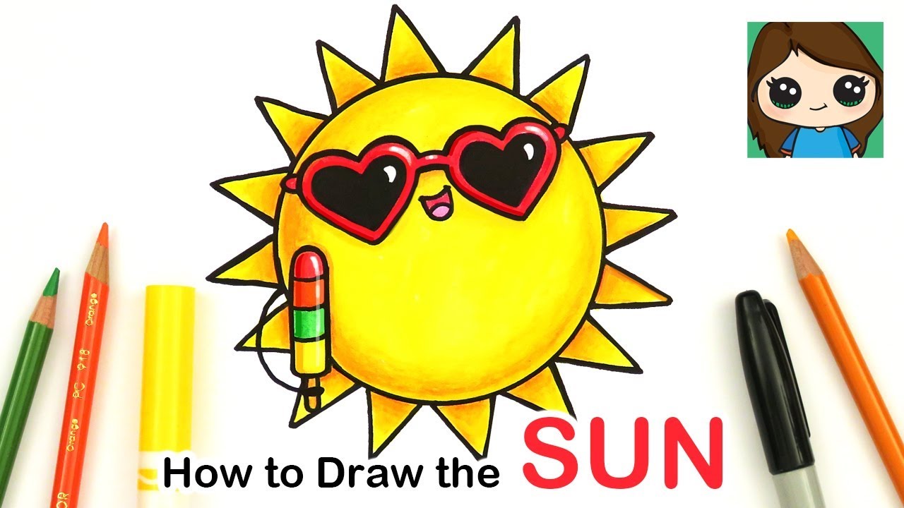 How to Draw the Sun Easy Summer Art Series #1