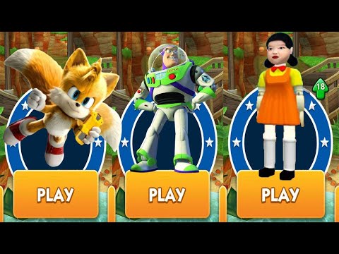 Movie Tails vs Buzz lightyear Toy Story vs Squid Game vs All Bosses Zazz Eggman Android Gameplay