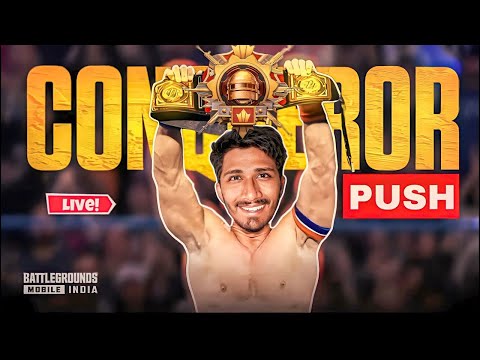 CONQUEROR PUSH BGMI 3.4 UPDATE FULL RUSH | BGMI 3.4 LIVE🔥@ShoutoutYT #bgmi #shorts #shortsfeed