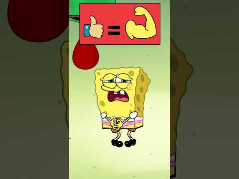 Spongebob Squarepants Becomes Herobrine in Boxing Challenge  #spongebobmod#spongebobmod