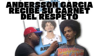 ANDERSSON GARCIA: Recibe su carnet del respeto y nos habla de sus planes a futuro. 