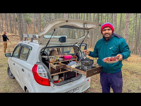 tel se hath jal gye 😲 Kedar kantha ja rhe hai - winter trek || Uttrakhand Ep-46