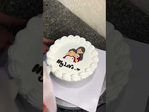 Bánh kem đốt cháy trên mặt bánh 🎂 #xuhuong #cake #bánh #dayhoclambanh #duykhuongbakery