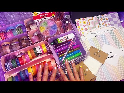 ASMR Art Journal Supplies Haul (Whispered)