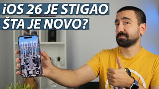 iOS 26 JE STIGAO | ŠTA JE NOVO?