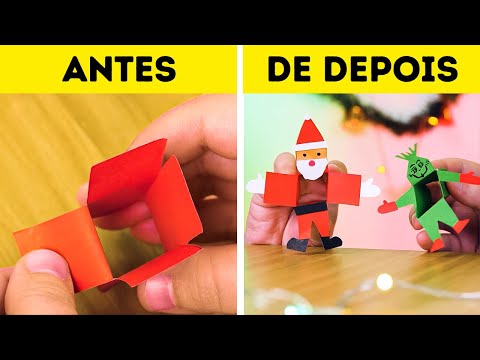 Artesanatos de Natal fáceis de fazer nesta época de festas