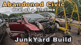 Building a Honda using Junk Yard parts