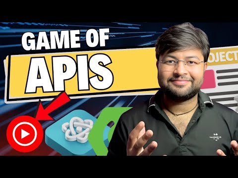 Game of APIS | Creating Project With Youtube Data API  [Hindi]