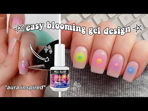 EASY DIY *BLOOMING GEL* AURA NAILS AT HOME (TUTORIAL) | The Beauty Vault