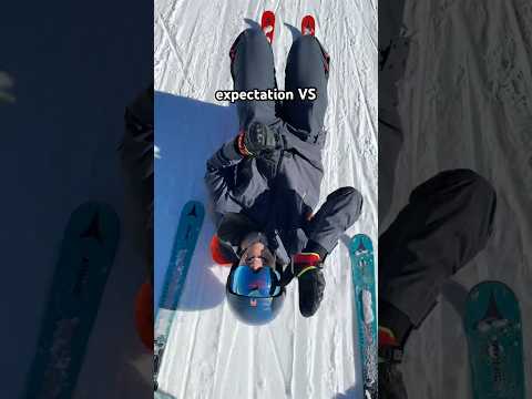 Macht den Trend nicht mit eurem Freund 😳 Er fährt so schnell ⛷️ #ski #skiing