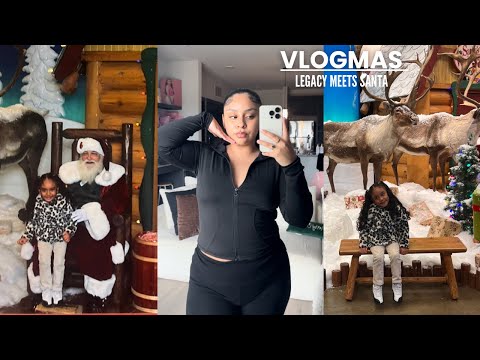 VLOGMAS | Surprising Legacy with Santa meet & greet *CUTEST REACTION*