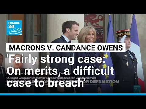 YouTube video thumbnail: Macrons' Defamation Suit Designed to 'Deter' Owens From Engaging in 'Socially Reprehensible Conduct'