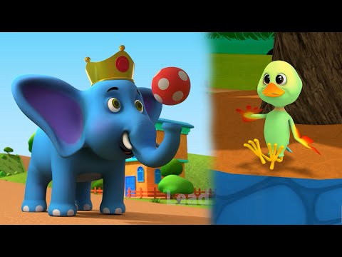 Hathi Raja Kalu Madari & Main Tota Main Tota | 3d Animated Videos | Kids Nursery Rhymes