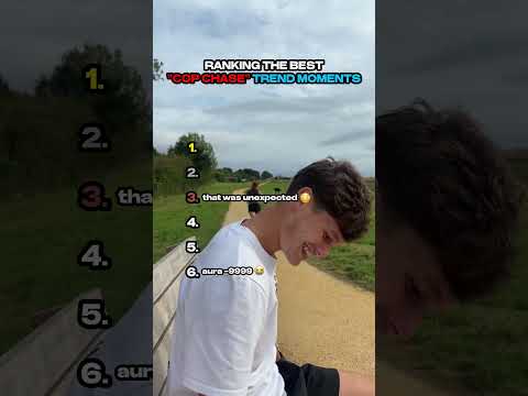 Ranking The BEST “Cop Chase” Trend Moments! 🏃‍♂️ #copchase #xyzbca