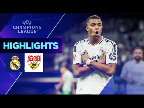 REAL MADRID vs STUTTGART | Mbappe mở tài khoản, Endrick chốt hạ thần sầu | Champions League 24/25