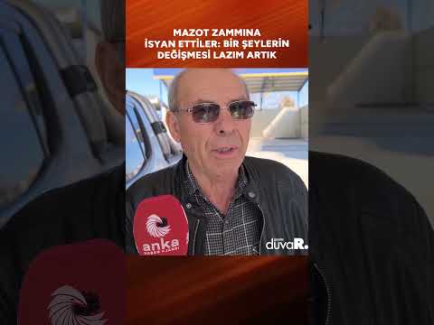 Mazot zammına tepki: Bir şeylerin değişmesi lazım artık #shorts