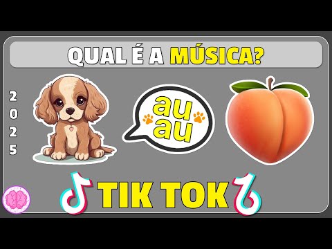 ADIVINHE A MÚSICA DO TIK TOK COM EMOJIS  2025 - [Desafio Musical] 💃🏾🎶