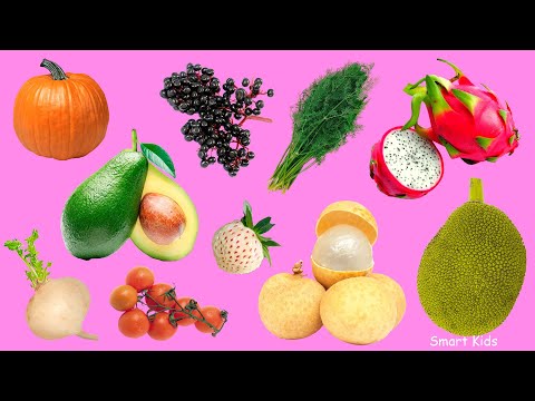 Learn names Berries & names of fruits and vegetables Part 3 | Learning Berries Fruits and Vegetables