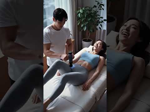 하체 붓기 완화 골반·다리 마사지 | Pelvic & Leg Massage Gun Therapy #Therapy #Wellness #Massage #마사지 #ヒーリング #セラピー