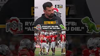 In college football it's adapt or die 😂💀 #cfb #ryanday #ohiostatebuckeyes