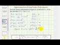 Understanding Taylor and Maclaurin Polynomials