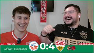 DREIERPACK PEJCINOVIC 🤯 Hansa Rostock 0:4 VfB Stuttgart ⚪🔴 DFB-Pokal Erste Runde Reaction