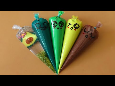 Making Slime with Piping Bags! Most Satisfying Slime Video★ASMR★#ASMR #PipingBags