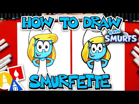 How To Draw Smurfette From Smurfs