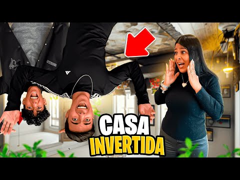 PASSAMOS 24 HORAS NA CASA INVERTIDA! FICAMOS MALUCOS😰