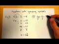 Solving Equations Using Methods