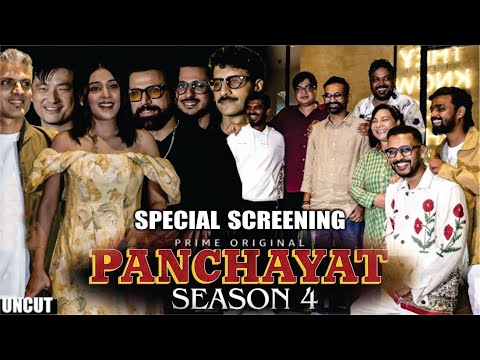 Panchayat Season 4 | Special Screening | Akansha Ranjan, Jitendra Kumar, Rj Mahvash, Rithvikk