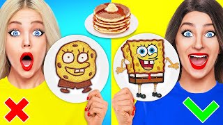 Desafío de Panqueques Artísticos | Increíbles Hacks de Cocina por Multi DO Fun Challenge