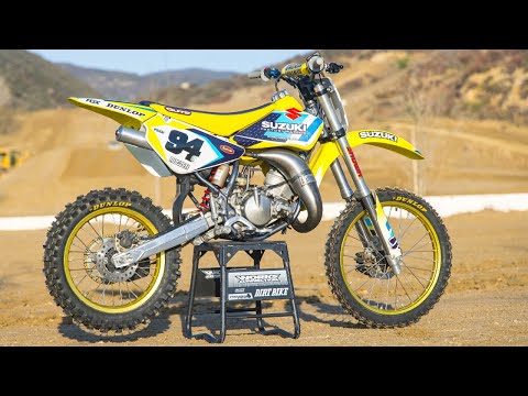 SUZUKI RM85 TWO STROKE WIDE OPEN WITH CARSON BROWN