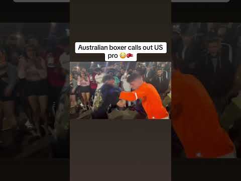 AUSTRALIAN BOXER CALLS OUT US PRO😳!* gone wrong!