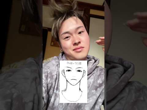 タレ目×つり眉メイク！！似合っているのか、、どう！？！？