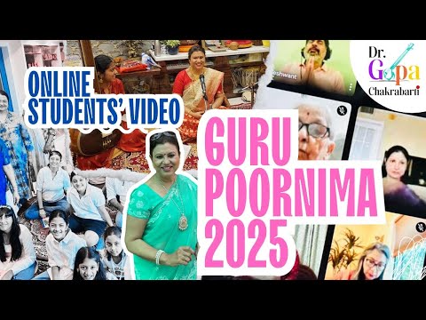 Guru Purnima Program online 2025/Tribute to Guru by Online Students/गुरु पूर्णिमा कार्यक्रम Online.