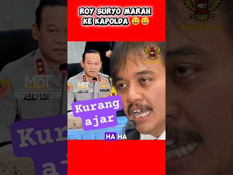 ROY SURYO TIDAK TERIMA JADI TERSANGKA⁉️