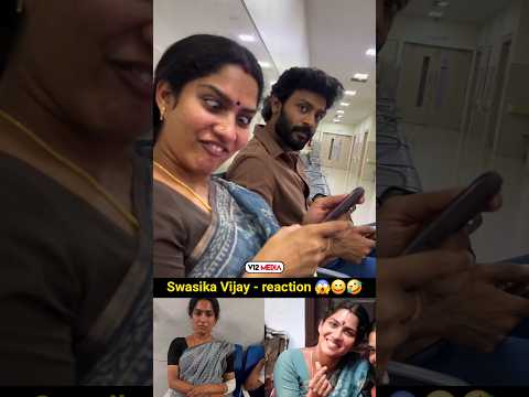பயந்துட்டேன் 😲 Swasika Reaction 😱 #Maaman BTS 📽️ #funmoments #tamilcinema #shortsfeed #viralvideo