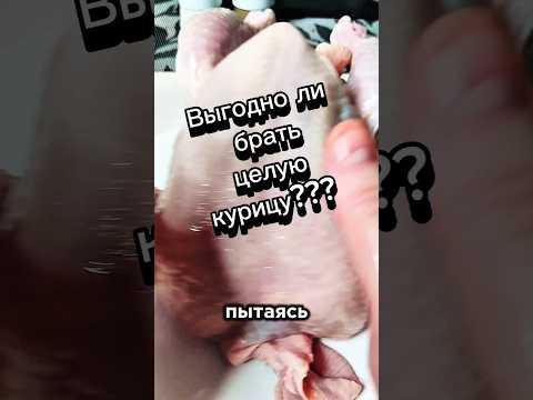 Выгодно ли брать курицу целиком?#курица #пятерочка #обзореды #обзорпродуктов