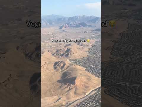 Vegas urban sprawl just ends #vegas