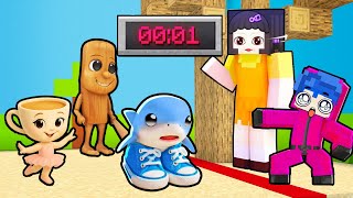 Baby BRAINROT Tham Gia Squid Game Trong Minecraft