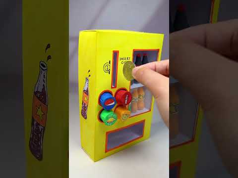 Make A Beverage Vending Machine To Make Your Children Happy #Handmade #Diy #Innovation #Claycraft
