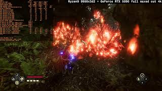 Ryzen9 9950x3d2 + GeForce RTX 5090 | Evil West full maxed out 4k