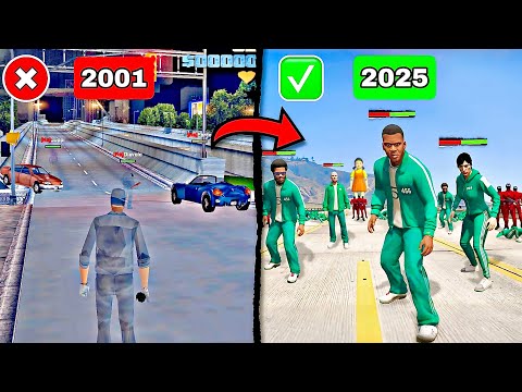 Jugué Todas Las VERSIONES de GTA ONLINE en 2025 !