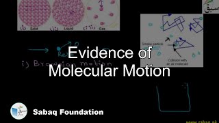 Evidence of Molecular Motion