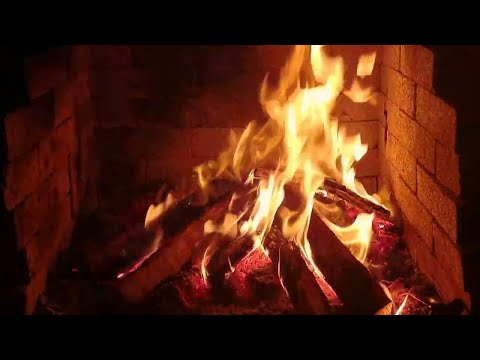 🔥LIVE FIREPLACE BURNING🔥 Relaxing Fireplace with Crackling Fire Sounds My Home