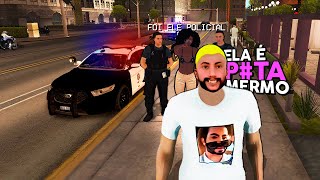 GTA MTA RP - CHAMEI A LACRADORA DE P*TA NA PRAÇA E ELA FICOU BEM BOAZINHA 🤣🤣🤣