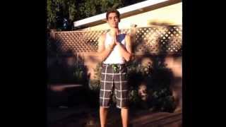 Cameron Boyce doing the Ice Bucket Challenge!