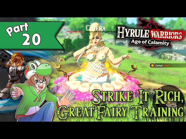 Hyrule Warriors: Age of Calamity Very Hard walkthrough Part 20 - Fairy Fountain Frontier!