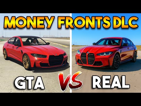 GTA 5 VS REAL (ALL MONEY FRONTS DLC VEHICLES)